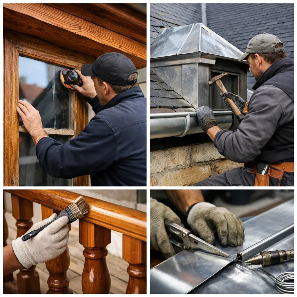 Artisan duVal - Rénovation de boiseries et éléments en zinc